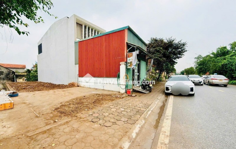 Bán đất mặt đường kinh doanh ĐH23, Tân Tiến, Văn Giang, Hưng Yên 105m², sổ riêng